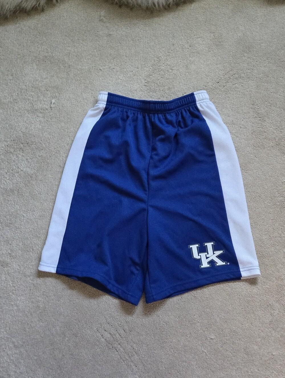University Of Kentucky Blue & White Athletic Shorts Youth Size 12-14